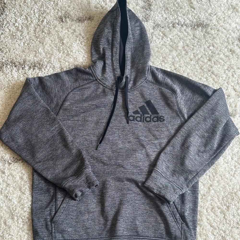 Adidas Men's Charcoal Hoodie